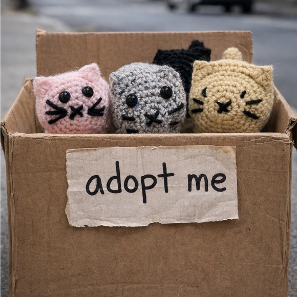 Other - Handmade Crochet Cat